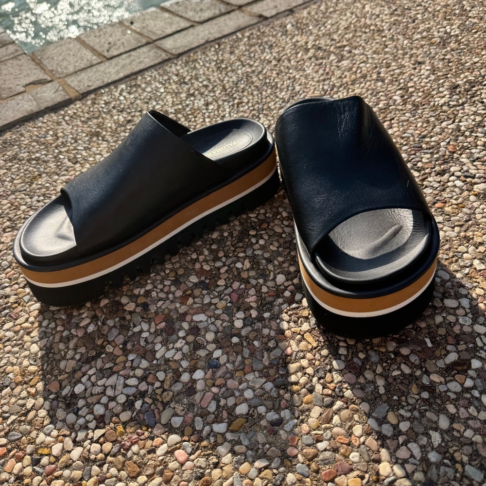 NWT Free People x Paloma Barceló Black Leather Platform
Sandals Size 40 EU/9.5M - Picture 5 of 16